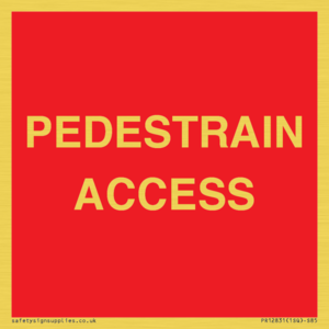 PEDESTRAIN ACCESS